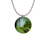 Forest 1  Button Necklace