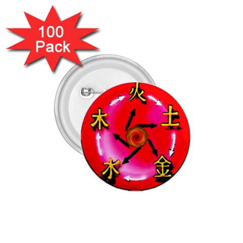 5 Elements 1.75  Button (100 pack)  from ArtsNow.com Front