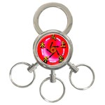 5 Elements 3-Ring Key Chain