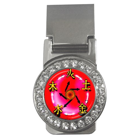 5 Elements Money Clip (CZ) from ArtsNow.com Front