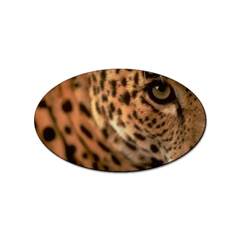 Tiger Eye Sticker (Oval) from ArtsNow.com Front
