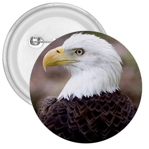 Bald Eagle 3  Button from ArtsNow.com Front