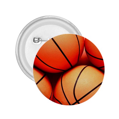 Basketball 2.25  Button from ArtsNow.com Front