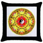 YinYang Throw Pillow Case (Black)