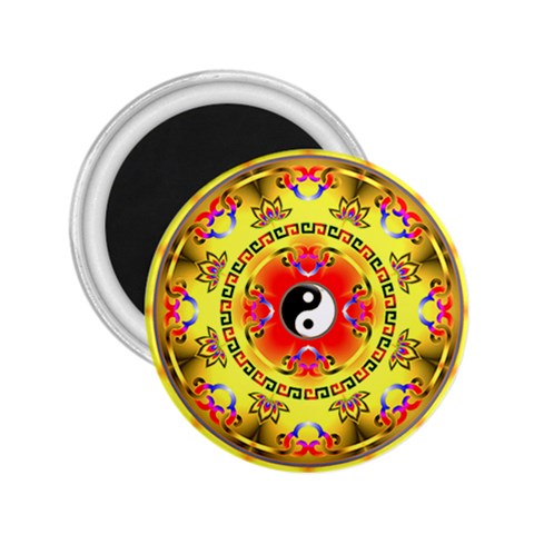YinYang 2.25  Magnet from ArtsNow.com Front