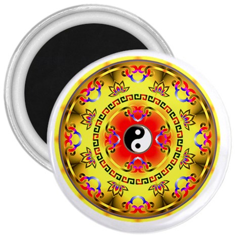 YinYang 3  Magnet from ArtsNow.com Front