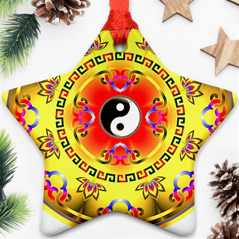 YinYang Ornament (Star) from ArtsNow.com Front