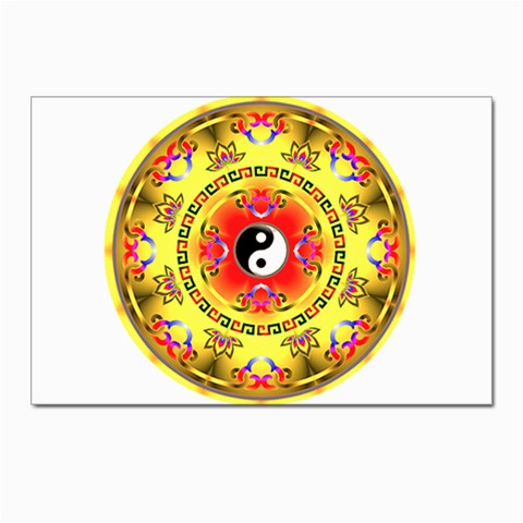YinYang Postcard 4 x 6  (Pkg of 10) from ArtsNow.com Front