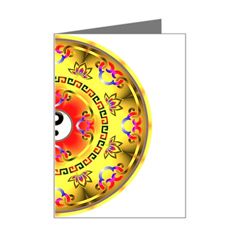 YinYang Mini Greeting Card from ArtsNow.com Left