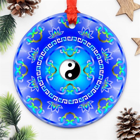 YinYang Ornament (Round) from ArtsNow.com Front
