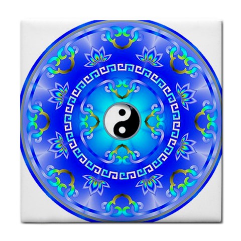 YinYang Tile Coaster from ArtsNow.com Front