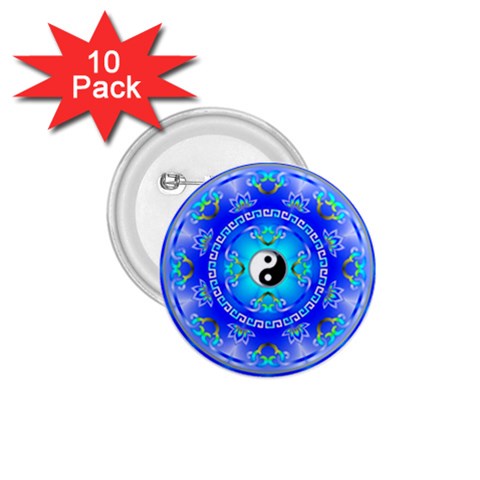 YinYang 1.75  Button (10 pack)  from ArtsNow.com Front