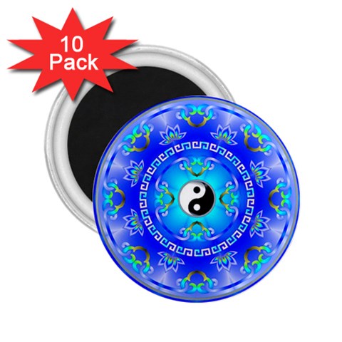 YinYang 2.25  Magnet (10 pack) from ArtsNow.com Front