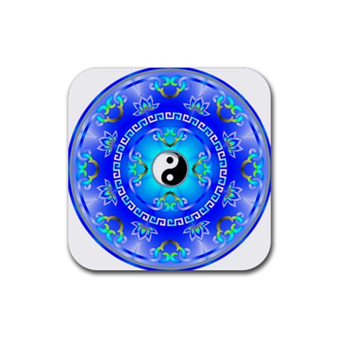 YinYang Rubber Coaster (Square) from ArtsNow.com Front
