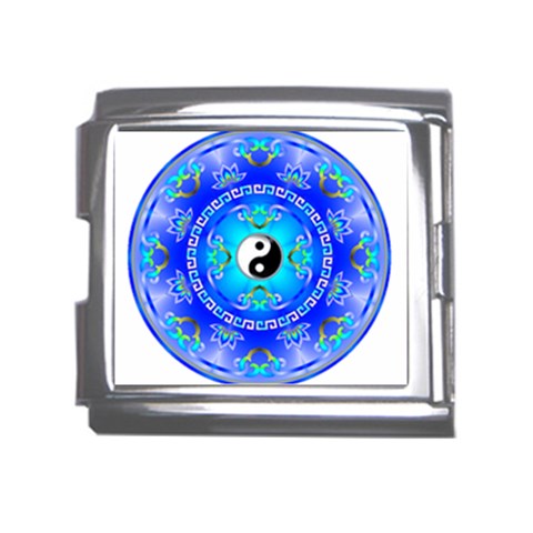 YinYang Mega Link Italian Charm (18mm) from ArtsNow.com Front