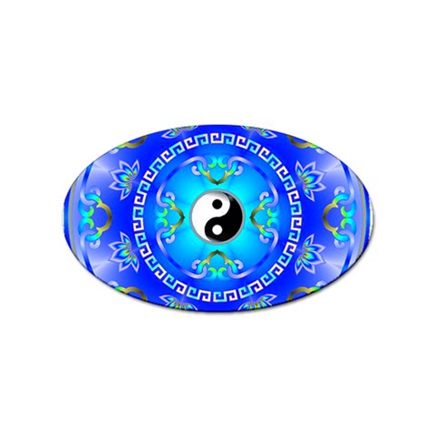 YinYang Sticker (Oval) from ArtsNow.com Front