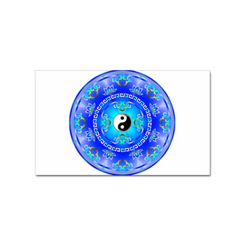YinYang Sticker (Rectangular) from ArtsNow.com Front