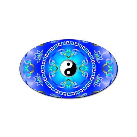YinYang Sticker Oval (100 pack) from ArtsNow.com Front