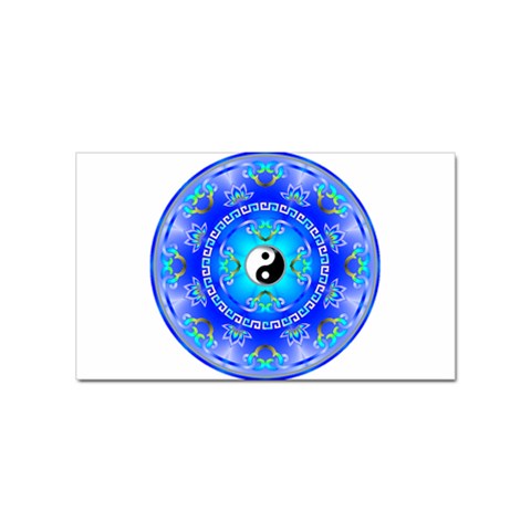 YinYang Sticker Rectangular (100 pack) from ArtsNow.com Front