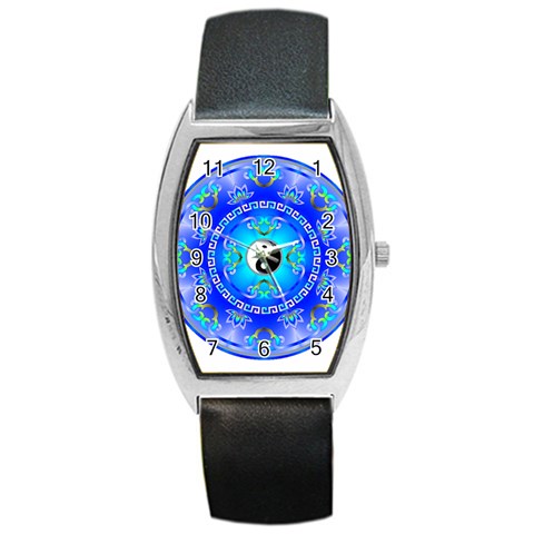 YinYang Barrel Style Metal Watch from ArtsNow.com Front