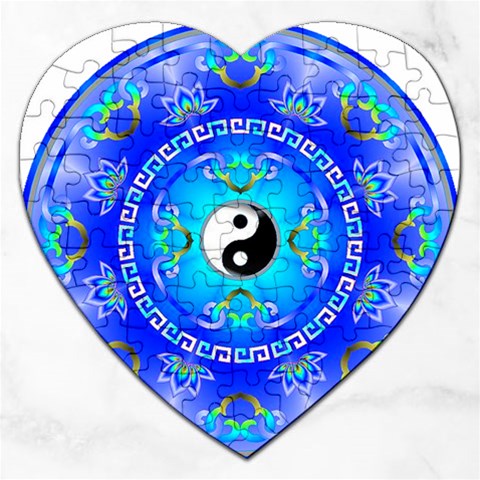 YinYang Jigsaw Puzzle (Heart) from ArtsNow.com Front