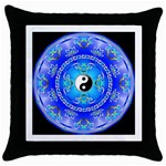 YinYang Throw Pillow Case (Black)