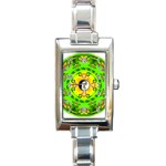 YinYang Rectangular Italian Charm Watch