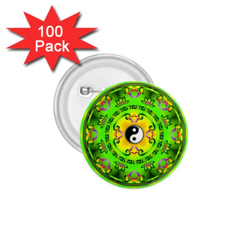 YinYang 1.75  Button (100 pack)  from ArtsNow.com Front