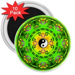 YinYang 3  Magnet (10 pack)