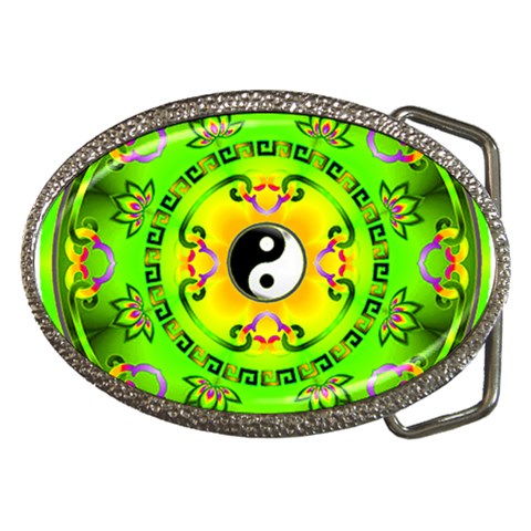 YinYang Belt Buckle from ArtsNow.com Front