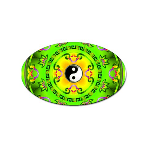 YinYang Sticker (Oval) from ArtsNow.com Front