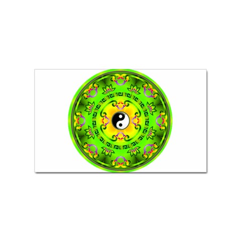 YinYang Sticker (Rectangular) from ArtsNow.com Front
