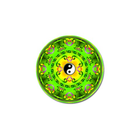 YinYang Golf Ball Marker from ArtsNow.com Front