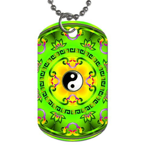 YinYang Dog Tag (Two Sides) from ArtsNow.com Front