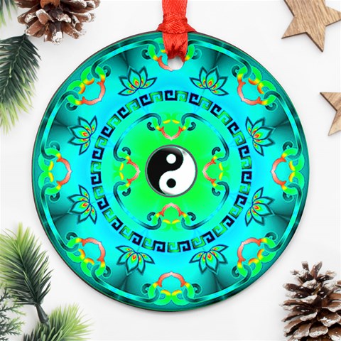 YinYang Ornament (Round) from ArtsNow.com Front