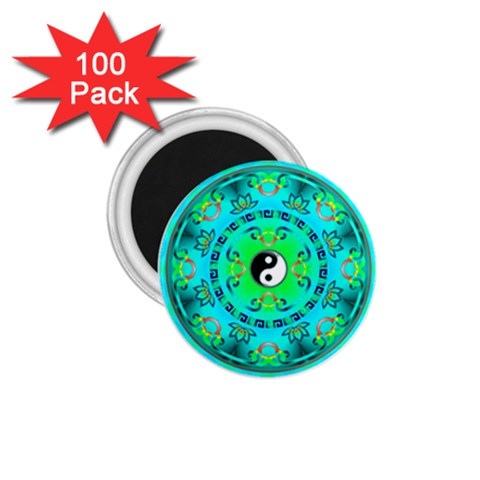 YinYang 1.75  Magnet (100 pack)  from ArtsNow.com Front