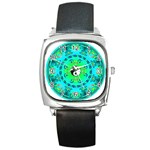 YinYang Square Metal Watch