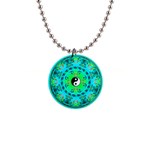 YinYang 1  Button Necklace