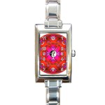 YinYang Rectangular Italian Charm Watch