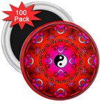 YinYang 3  Magnet (100 pack)