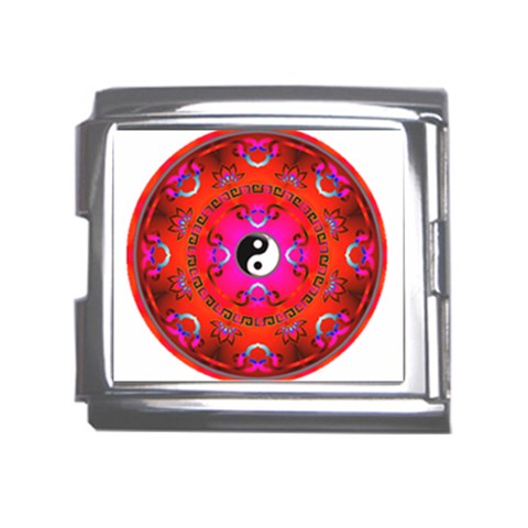 YinYang Mega Link Italian Charm (18mm) from ArtsNow.com Front