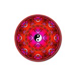 YinYang Rubber Round Coaster (4 pack)