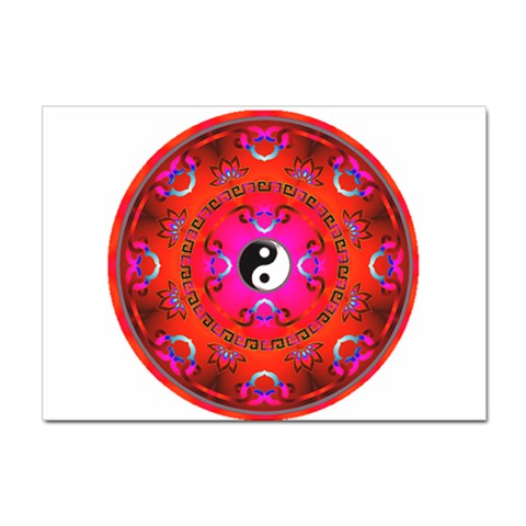 YinYang Sticker A4 (10 pack) from ArtsNow.com Front
