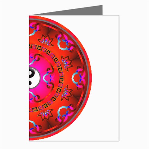 YinYang Greeting Card from ArtsNow.com Left