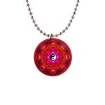 YinYang 1  Button Necklace