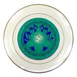OM Lotus Porcelain Plate