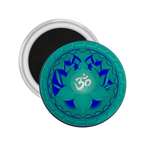 OM Lotus 2.25  Magnet from ArtsNow.com Front