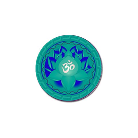 OM Lotus Golf Ball Marker (10 pack) from ArtsNow.com Front