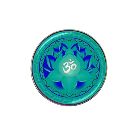 OM Lotus Hat Clip Ball Marker (4 pack) from ArtsNow.com Front