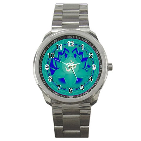 OM Lotus Sport Metal Watch from ArtsNow.com Front